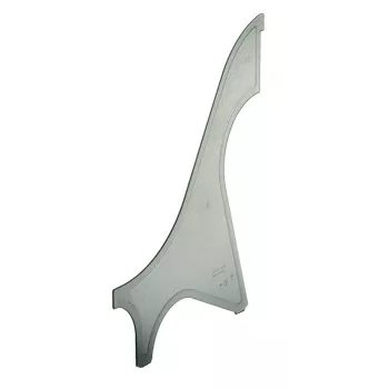 Leitz Separador para carpeta de archivo 2425, gris, plástico, A4, 317 mm, 2 mm, 268 mm