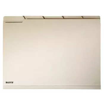 Leitz 24340011 Pestañas de registro en blanco cartón blanco