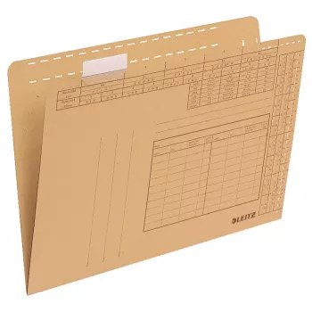 Leitz 24350000 Carpeta colgante de bolsillo cartón, plástico A4 marrón