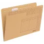 Leitz 24350000 Carpeta colgante de bolsillo cartón, plástico A4 marrón