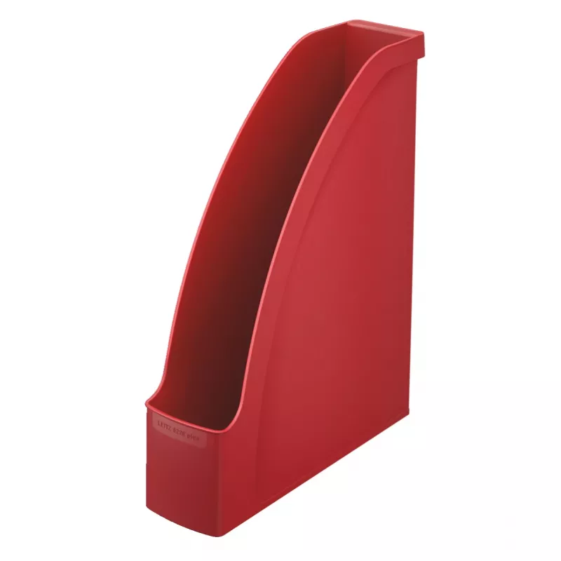 Leitz Bandeja para revistas Plus Standard, rojo, plástico, A4, 7 cm, 78 mm, 300 mm