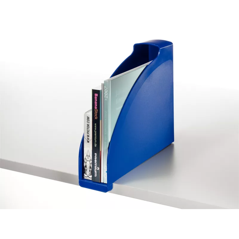 Leitz Recopilador de revistas Plus Standard, azul, plástico, A4, 7 cm, 78 mm, 300 mm