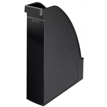 Leitz Caja para revistas Plus Standard, negro, plástico, A4, 7 cm, 78 mm, 300 mm