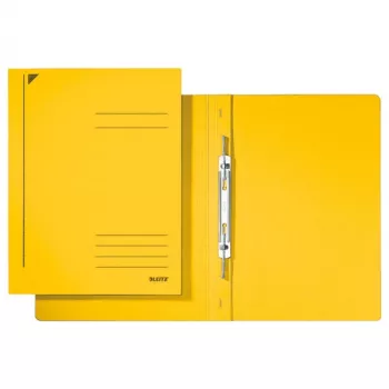 Leitz Carpeta de espiral, A4, archivador de anillas amarillo
