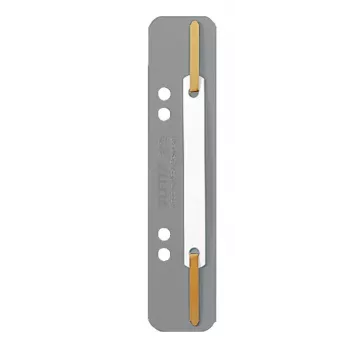 Leitz 3710-00-85 tiras de archivo, 35 x 158 mm, película de PP, gris