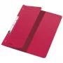 Leitz Archivador de cartón, A4, carpeta colgante roja