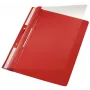 Leitz 41900025 Carpeta de informes PVC rojo, transparente