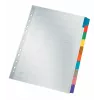 Leitz 43210000 Índice de pestañas en blanco cartón multicolor