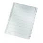 Leitz 43240000 Índice de pestañas numérico cartón, plástico gris