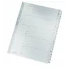 Leitz 43280000 Índice de pestañas alfabético cartón gris