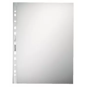 Leitz Funda transparente de alta calidad, 210 x 297 mm (A4), transparente, polipropileno (PP), vertical, abierta por arriba, 230 mm