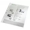 Leitz Funda transparente de alta calidad, 210 x 297 mm (A4), transparente, polipropileno (PP), vertical, abierta por arriba, 230 mm
