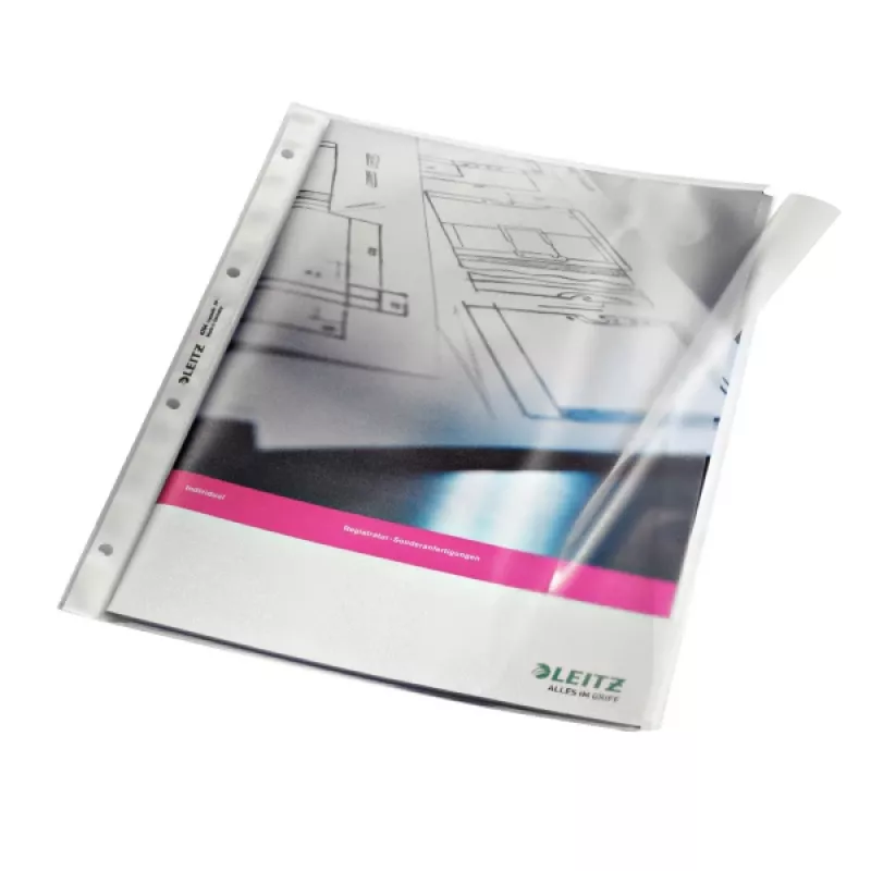 Leitz Funda Premium A4 abierta por la derecha con solapa, 30 % de material reciclado procedente de residuos preconsumo