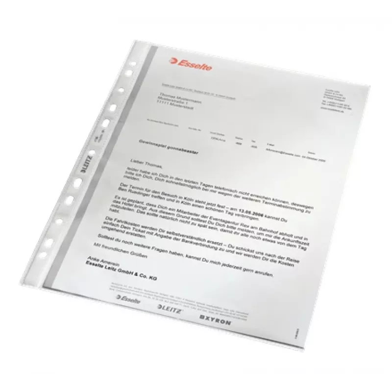Leitz 47960000 Funda transparente 210 x 297 mm (A4) polipropileno (PP)