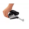 Leitz NeXXt Perforadora 5008, 2 taladros 30 hojas, 30 hojas, negro, blanco, metal, 3 mm, A6, 107 mm