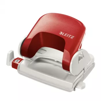 Leitz 5038 Perforadora 16 hojas rojo, blanco