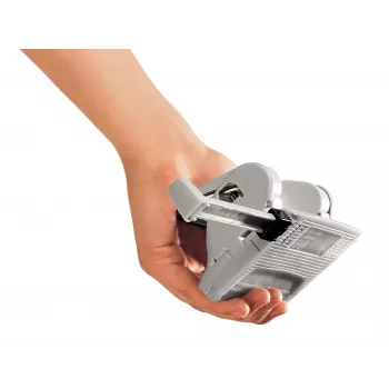Leitz Perforadora 5038 NeXXt, 2 taladros, 16 hojas, 16 hojas, negro, plástico, 8 cm, 5,5 mm, A4, A5, A6, Folio, US-Quart, 8 x 8 x 8 cm