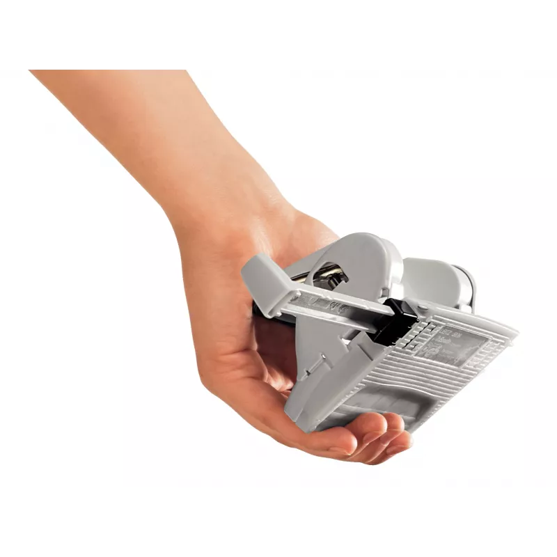 Leitz Perforadora 5038 NeXXt, 2 taladros, 16 hojas, 16 hojas, negro, plástico, 8 cm, 5,5 mm, A4, A5, A6, Folio, US-Quart, 8 x 8 x 8 cm