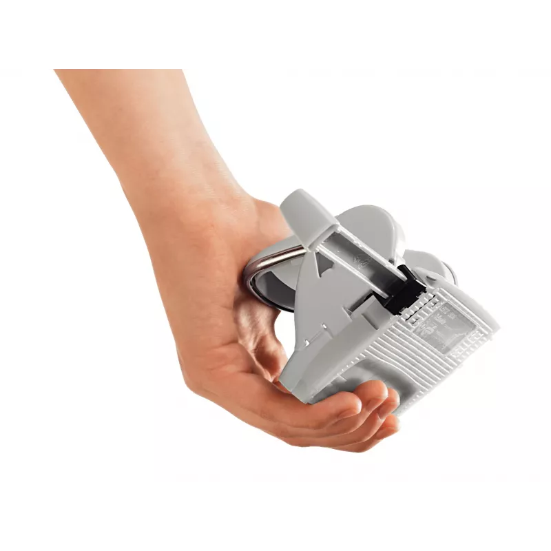 Leitz Perforadora 5038 NeXXt, 2 taladros, 16 hojas, 16 hojas, negro, plástico, 8 cm, 5,5 mm, A4, A5, A6, Folio, US-Quart, 8 x 8 x 8 cm