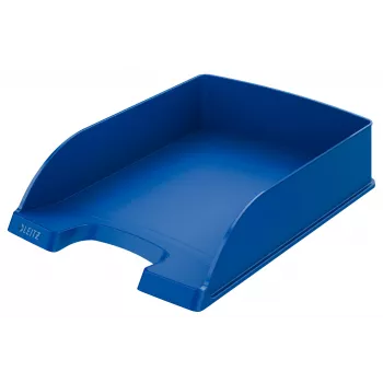 Leitz Plus Bandeja de correspondencia, estándar, poliestireno, azul, 255 mm, 357 mm, 70 mm, 280 g