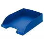 Leitz Plus Bandeja de correspondencia, estándar, poliestireno, azul, 255 mm, 357 mm, 70 mm, 280 g