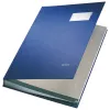 Leitz Libro de firmas con 20 índices A4, azul, polipropileno (PP), A4, 240 mm, 340 mm, 28 mm