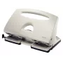 Leitz Perforadora 5132, 4 taladros 40 hojas, 40 hojas, gris, aluminio, plástico, 8 cm, 5,5 mm, A4, A5, A6, Folio, US Quart