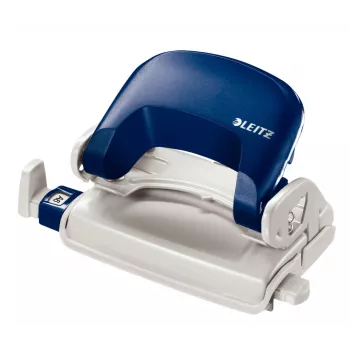 Leitz Perforadora 5058 NeXXt, 2 taladros 10 hojas, 10 hojas, azul, plástico, 8 cm, 5,5 mm, A5