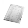 Leitz Archivador de calidad A5, 30 % plástico reciclado de residuos preconsumo, 150 x 210 mm (A5), polipropileno (PP), transparente, vertical, 160 mm, 220 mm