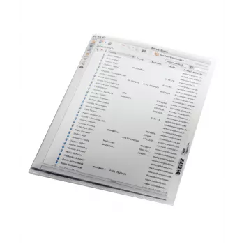 Leitz Archivador de calidad A5, 30 % plástico reciclado de residuos preconsumo, 150 x 210 mm (A5), polipropileno (PP), transparente, vertical, 160 mm, 220 mm
