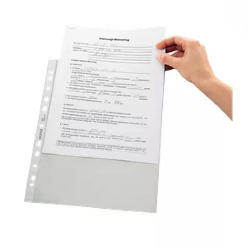 Leitz Funda de calidad 75 micras A4, A4, transparente, polipropileno (PP), 0,075 mm, 230 mm, 1 mm