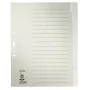 Leitz 12200085 Índice de pestañas Índice de pestañas en blanco papel gris