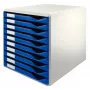 Leitz Form Set, 10 cajones, plástico, azul, gris, 285 mm, 355 mm, 290 mm