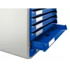 Leitz Form Set, 10 cajones, plástico, azul, gris, 285 mm, 355 mm, 290 mm