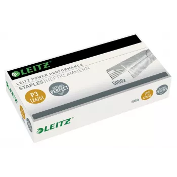 Leitz Grapas P3 26/6 caja con 5000 unidades, paquete de grapas, 26/6, 6 mm, 210 grapas, grapado, 26/6