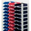 Leitz Bandeja de correspondencia Rack Plus 3 compartimentos, plástico, negro, A4, A4, 3 cajones, carta