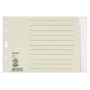 Leitz 12260085 Separadores de pestaña en blanco papel gris