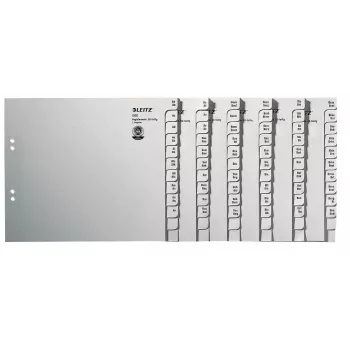 Leitz 13500085 Separadores de hojas papel gris