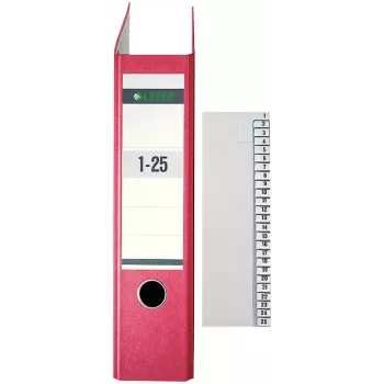 Leitz 13810085 Separadores de índice numéricos papel gris