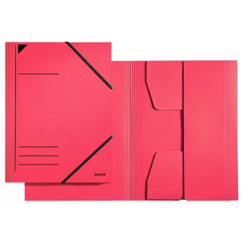 Leitz 39810025 Carpeta cartón rojo A4