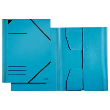 Leitz 39810035 Carpeta cartón azul A4