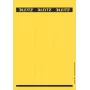 Leitz 16870015 Etiqueta autoadhesiva rectangular amarilla 75 uds.