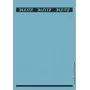 Leitz 16870035 Etiqueta autoadhesiva rectangular azul 75 uds.