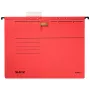 Leitz Alpha Carpeta colgante cartón, metal A4 roja 5 uds.