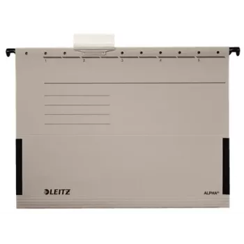 Leitz 19863085 Carpeta colgante cartón A4 gris