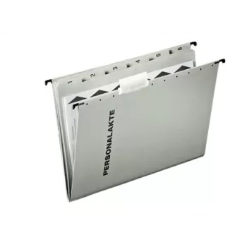 Leitz 300410085 carpeta colgante de cartón, polipropileno (PP) A4 gris