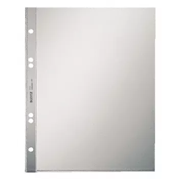Leitz Premium Pocket A5, 30 % plástico reciclado de residuos industriales, A5, transparente, polipropileno (PP), 0,13 mm, 170 mm, 215 mm