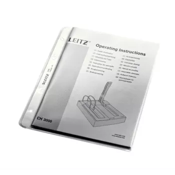 Leitz Premium Pocket A5, 30 % plástico reciclado de residuos industriales, A5, transparente, polipropileno (PP), 0,13 mm, 170 mm, 215 mm
