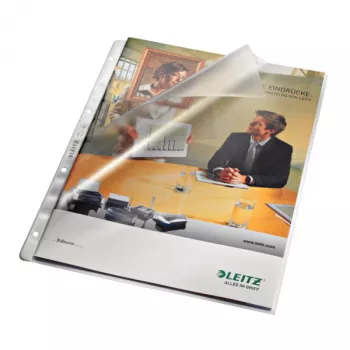 Leitz funda Premium A4 apertura superior e izquierda, 30 % plástico reciclado de residuos preconsumo