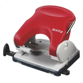 Leitz perforadora 5005 NeXXt, 2 taladros 25 hojas, 25 hojas, rojo, plástico, 8 cm, 5,5 mm, A5